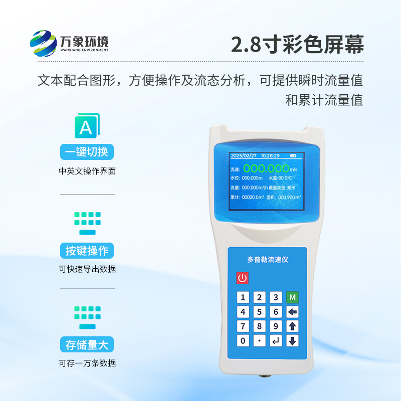 多普勒便攜流速儀，設備介紹